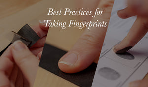 picture of someone taking inked fingerprints