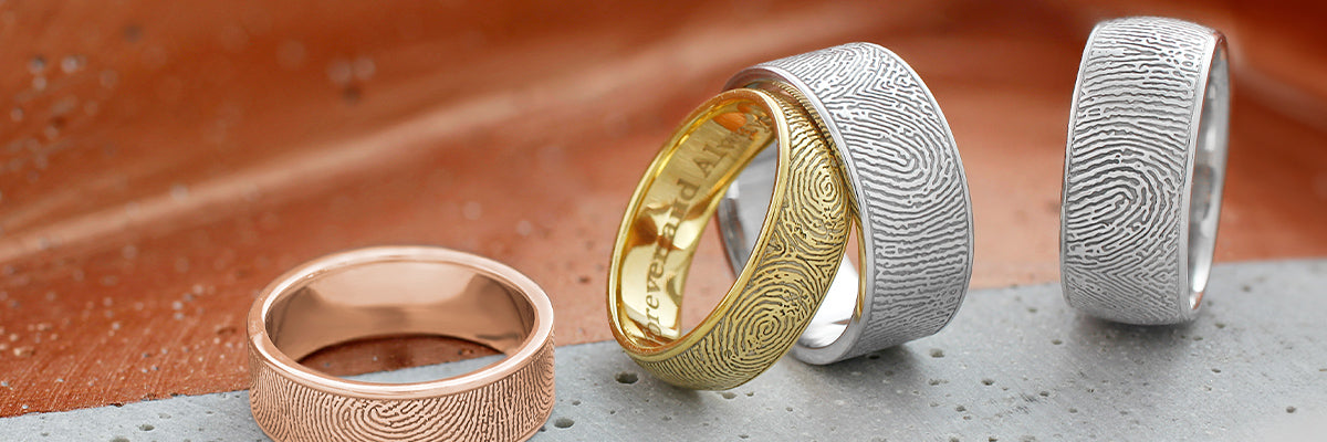 Personalized Fingerprint LegacyTouch Rings Legacy – from Touch