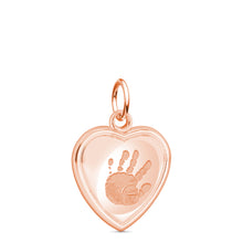 14k Rose Gold Heart Charm