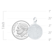 Sterling Silver Disc Charm