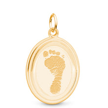 14k Yellow Gold Oval Pendant