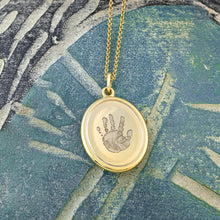 14k Yellow Gold Oval Pendant