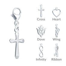 Sterling Silver Symbolic Charm For Bracelet