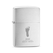 Brushed Chrome Zippo Lighter