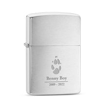 Brushed Chrome Zippo Lighter