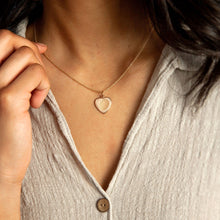 14k Rose Gold Fingerprint Jewelry Vertical Heart Charm