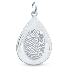 Sterling Silver Tear Drop  Pendant