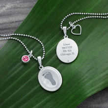 Sterling Silver Oval Pendant
