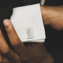 Fingerprint Keepsake Stainless Steel Cufflinks
