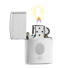Fingerprint Keepsake Zippo® Lighter – Brushed Chrome