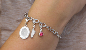 Feel Near Your Family – Sterling Silver Fingerprint Charm