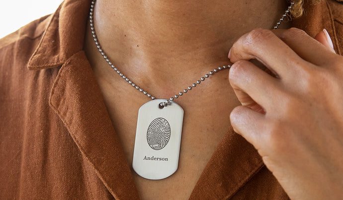 Honor & Remember: How Our Fingerprint Dog Tag Connects Families