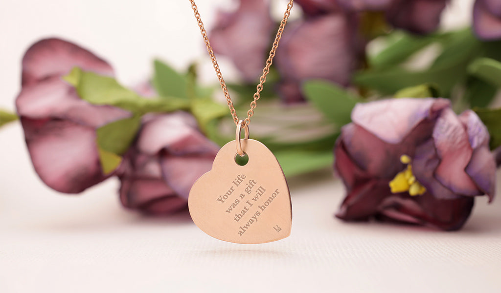 Inspiration for Memorial Jewelry Inscriptions LegacyTouch