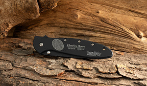 Kershaw Knife with Fingerprint