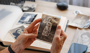 looking through old photos
