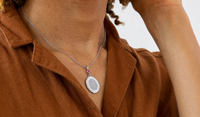 How Our Sterling Silver Oval Pendant Provides Peace to Grieving Families