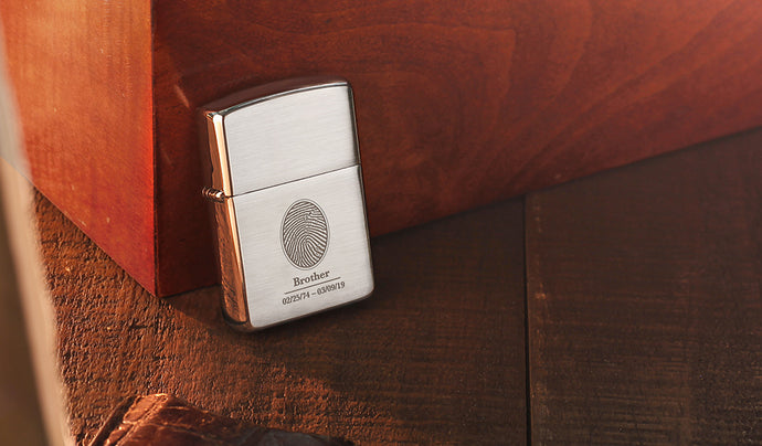 Personalized Zippo® Lighter – Meaningful Fingerprint Keepsakes
