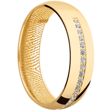 14K Yellow Gold + Polish Finish