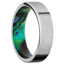 Stainless Steel + Polish Finish + Abalone