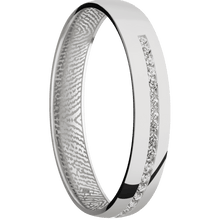 14K White Gold + Polish Finish