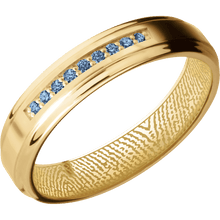 10K Yellow Gold + Rockpolish , Polish Finish