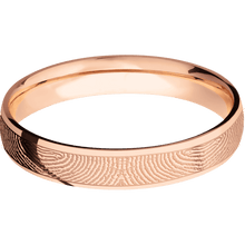 14K Rose Gold + Polish Finish