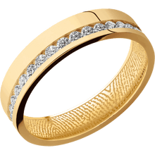 14K Yellow Gold + Polish Finish