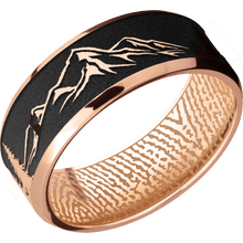 14K Rose Gold + Polish , Polish Finish