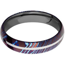 Titanium Damascus + Polish Finish + Zirconium