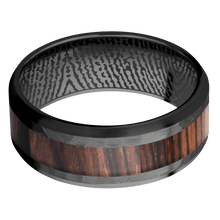 Zirconium + Hammer , Satin Finish