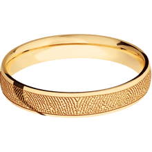 14K Yellow Gold + Polish Finish