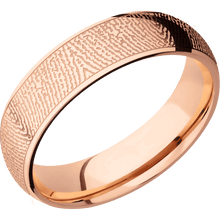 14K Rose Gold + Polish Finish