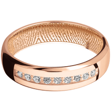 10K Rose Gold + Polish , Polish Finish