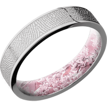 14K White Gold + Polish Finish + King's Pink