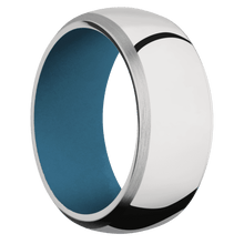 Stainless Steel + Polish , Satin Finish + Royal Blue