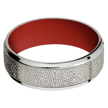 Stainless Steel + Satin , Polish Finish + Red Apple