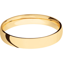 14K Yellow Gold + Polish Finish