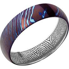 Titanium Damascus + Polish Finish + Titanium