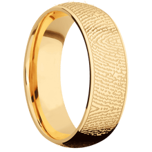 18K Yellow Gold + Polish Finish