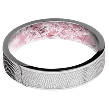 14K White Gold + Polish Finish + King's Pink