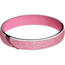 Titanium + Polish Finish + Bright Pink