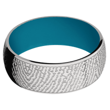 Titanium + Polish Finish + Sea Blue