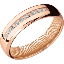 10K Rose Gold + Polish , Polish Finish