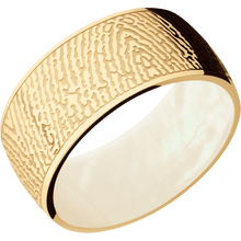 10K Yellow Gold + Polish Finish + Freshwater Mother of Pearl