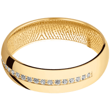 14K Yellow Gold + Polish Finish