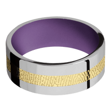 Titanium + Polish Finish + Wild Purple