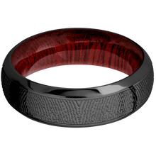 Zirconium + Polish , Polish Finish + Blood Wood