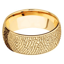 14K Yellow Gold + Polish Finish
