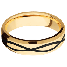 14K Yellow Gold + Polish , Polish Finish