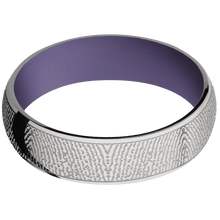 Titanium + Polish Finish + Bright Purple